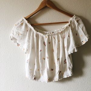 Off the shoulder top